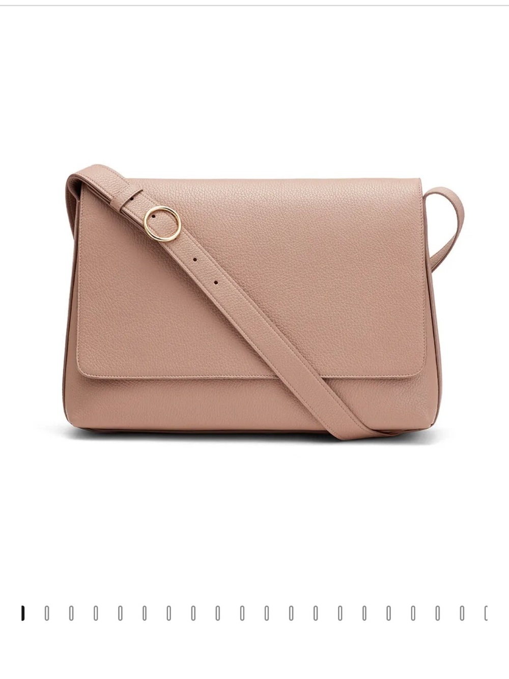 NWT Cuyana Messenger Bag 13” in Soft Rose